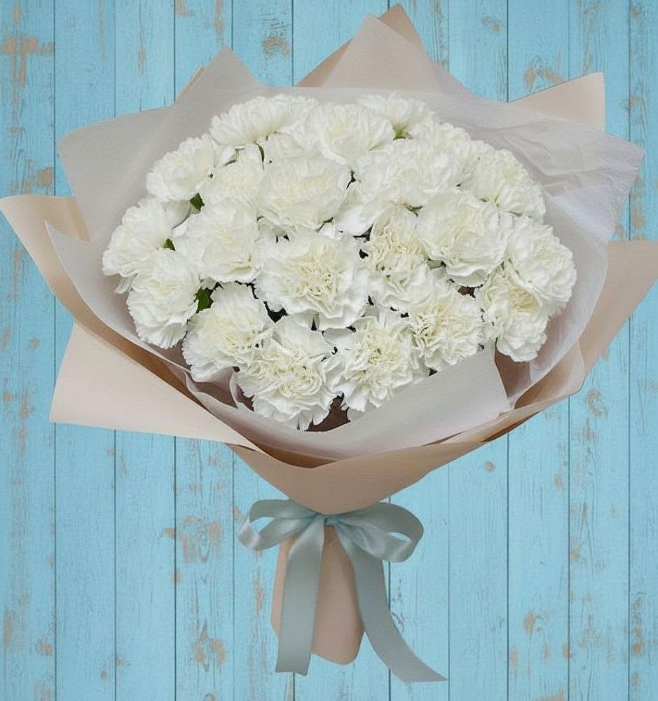 Букет цветов из: Гвоздики в Параньге