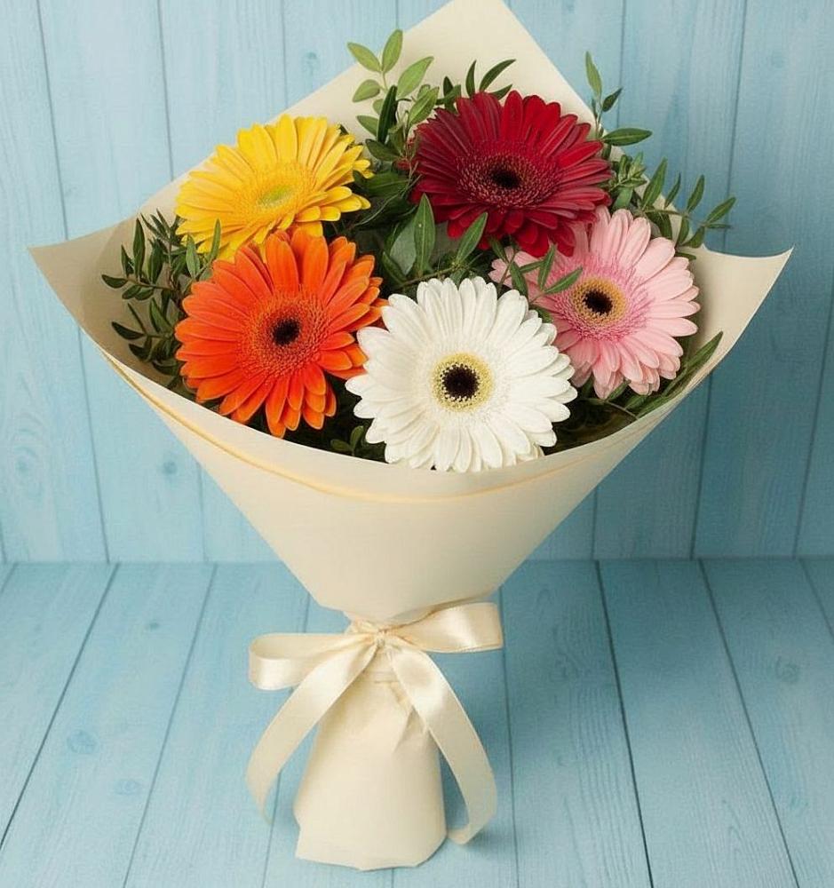 Букет цветов из: Герберы в Параньге
