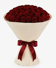 Букет 101 Бордовая роза Блэк Бакарра в Параньге