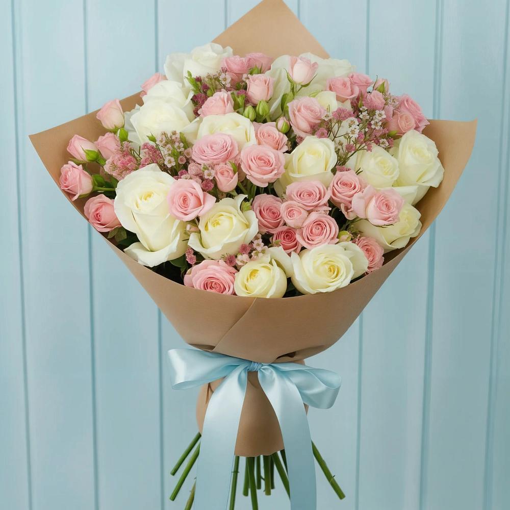 Букет цветов из: Розы в Параньге