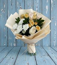 Букет цветов из:  Розы и Хризантемы в Параньге