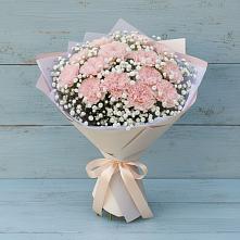 Букет цветов из:  Гвоздики в Параньге