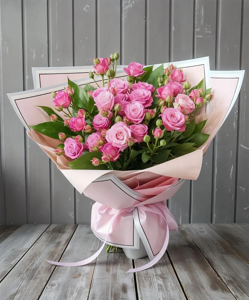 Букет Розовый кустик в Параньге