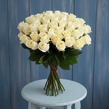 Букет 51 Белая роза Эдлесс Лав #REPLACE_PRED# Параньге