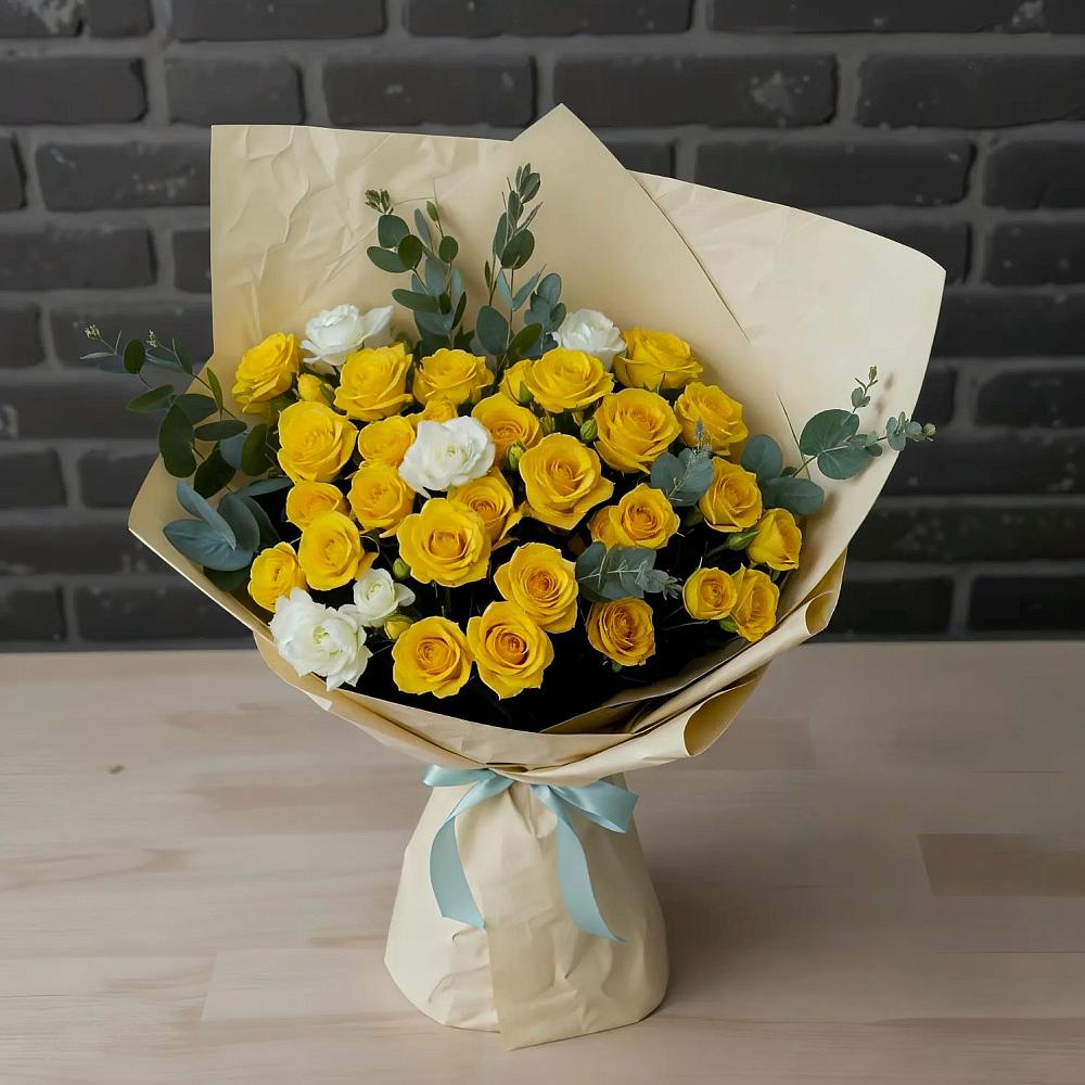 Букет цветов из: Розы в Параньге