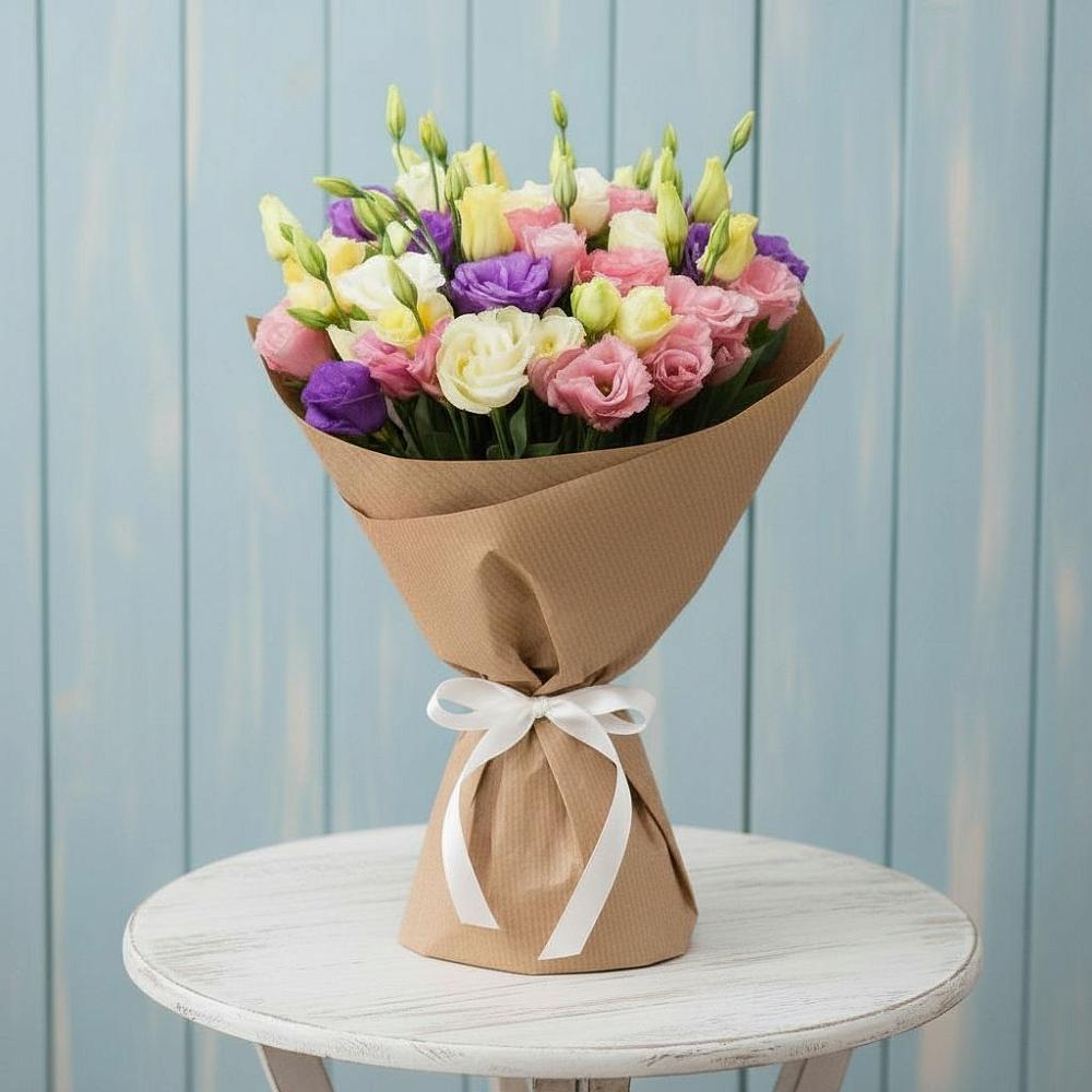 Букет цветов из: Лизиантусы в Параньге