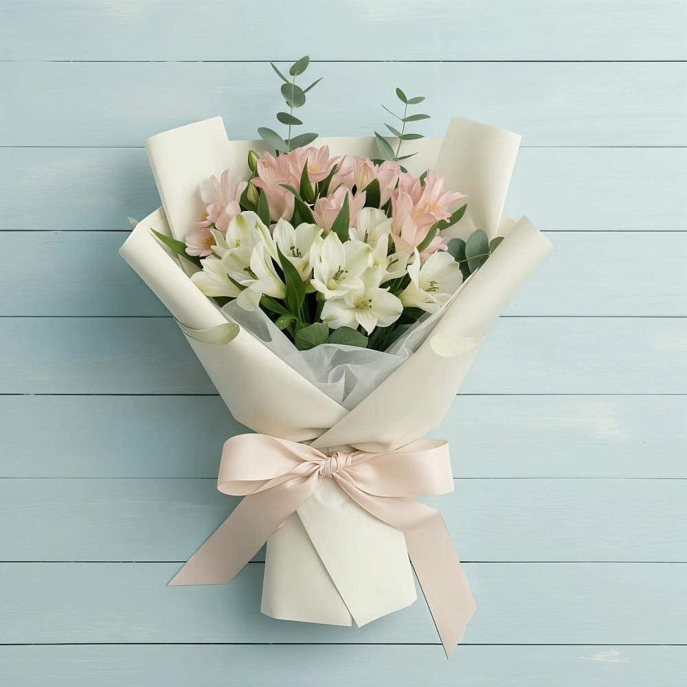 Букет цветов из: Альстромерии в Параньге