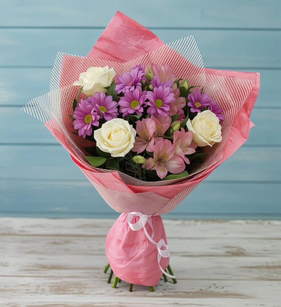 Букет цветов из: Герберы в Параньге