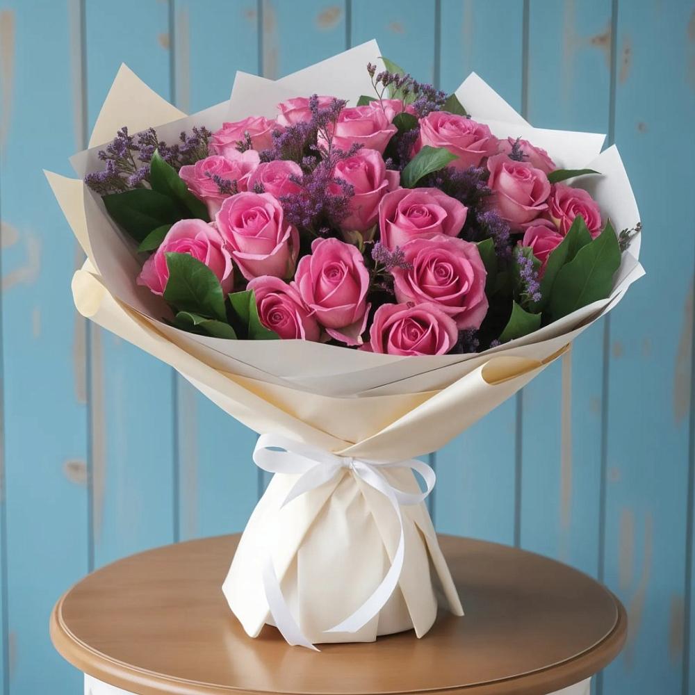 Букет цветов из: Розы в Параньге